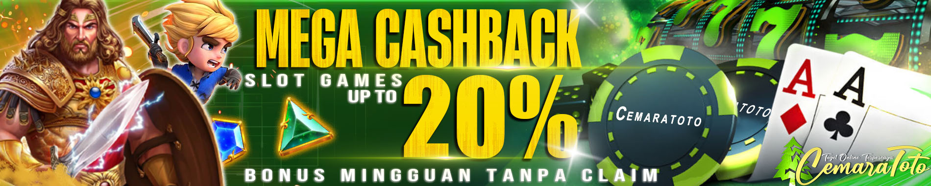 CASHBACK SLOT 20%